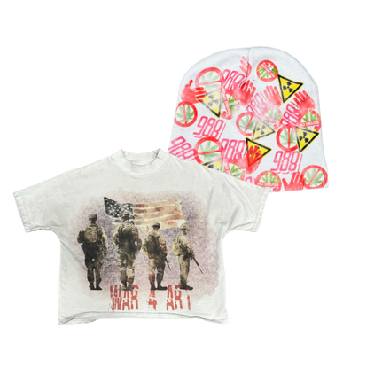 “War 4 Art” Tee + Beanie